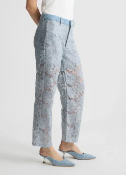 Liu Jo Pantalon évasé en dentelle|Femme Pantalons