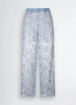 Liu Jo Pantalon évasé en dentelle|Femme Pantalons