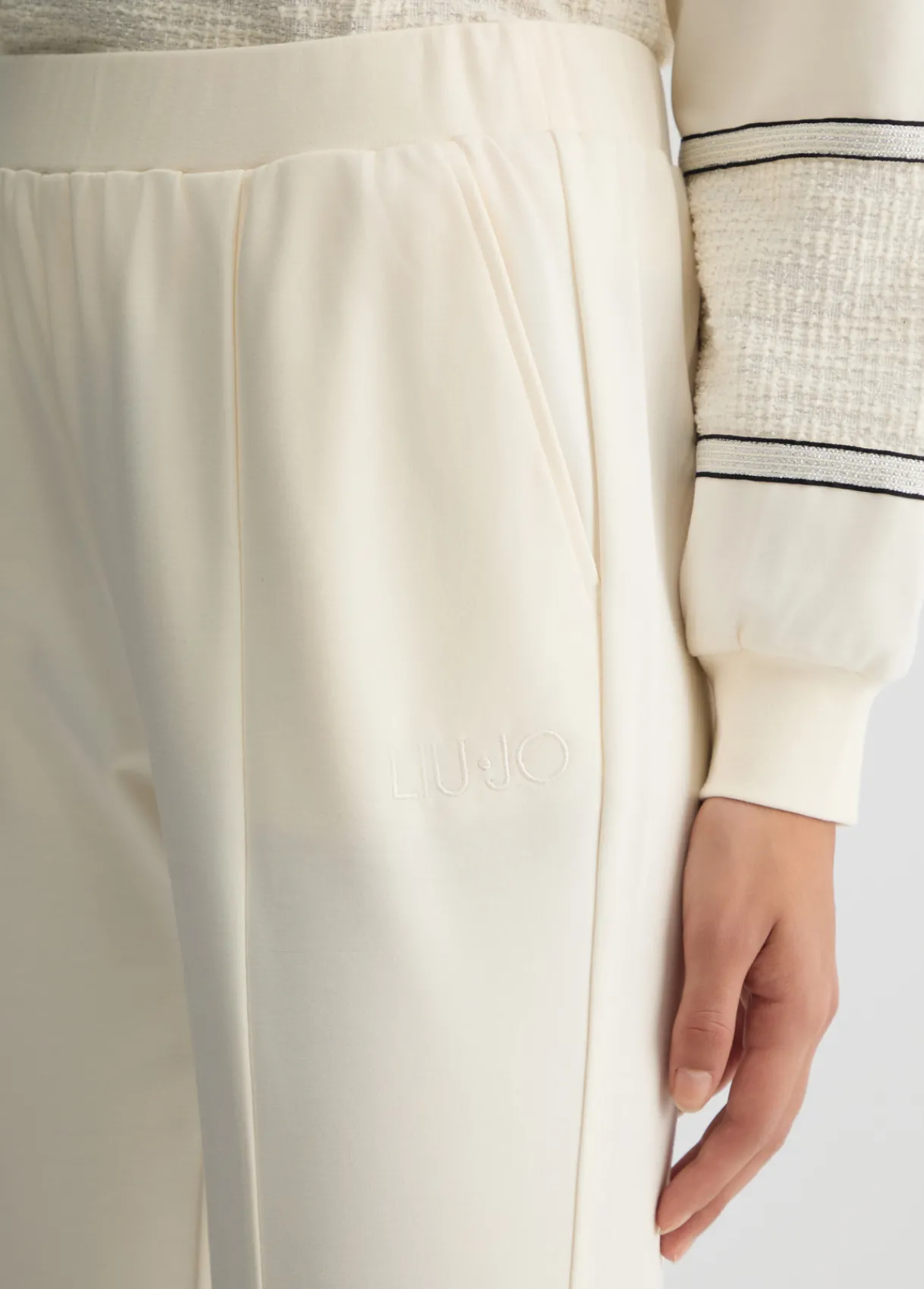 Liu Jo Pantalon évasé en jersey|Femme Vêtements De Sport|Pantalons