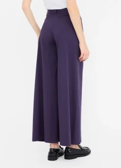 Liu Jo Pantalon évasé en popeline|Femme Pantalons