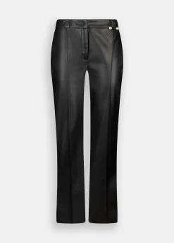 Liu Jo Pantalon évasé en tissu enduit|Femme Pantalons