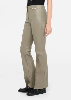 Liu Jo Pantalon évasé en tissu enduit|Femme Pantalons