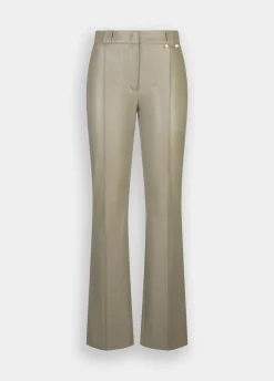 Liu Jo Pantalon évasé en tissu enduit|Femme Pantalons