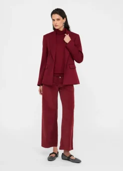 Liu Jo Pantalon évasé en velours|Femme Pantalons