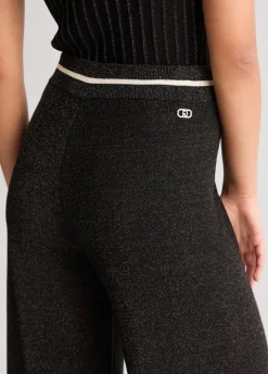 Liu Jo Pantalons larges en Lurex®|Femme Vêtements De Sport|Pantalons