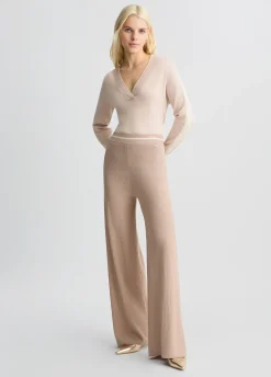 Liu Jo Pantalons larges en Lurex®|Femme Vêtements De Sport|Pantalons