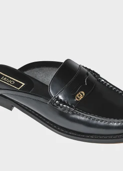 Liu Jo Pantoufles en cuir|Femme Most Wanted|Mocassins