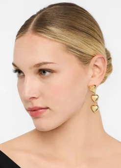 Liu Jo Pendants d'eilles avec cœur|Femme Jewelry