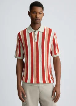 Liu Jo Polo à rayures en maille|Homme Pulls Et Sweaters