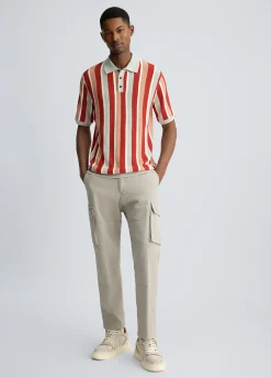Liu Jo Polo à rayures en maille|Homme Pulls Et Sweaters