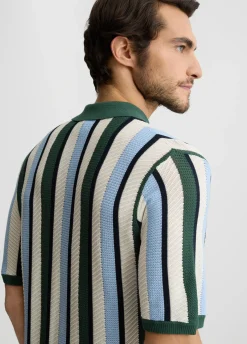 Liu Jo Polo à rayures en maille|Homme Pulls Et Sweaters