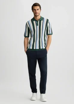 Liu Jo Polo à rayures en maille|Homme Pulls Et Sweaters