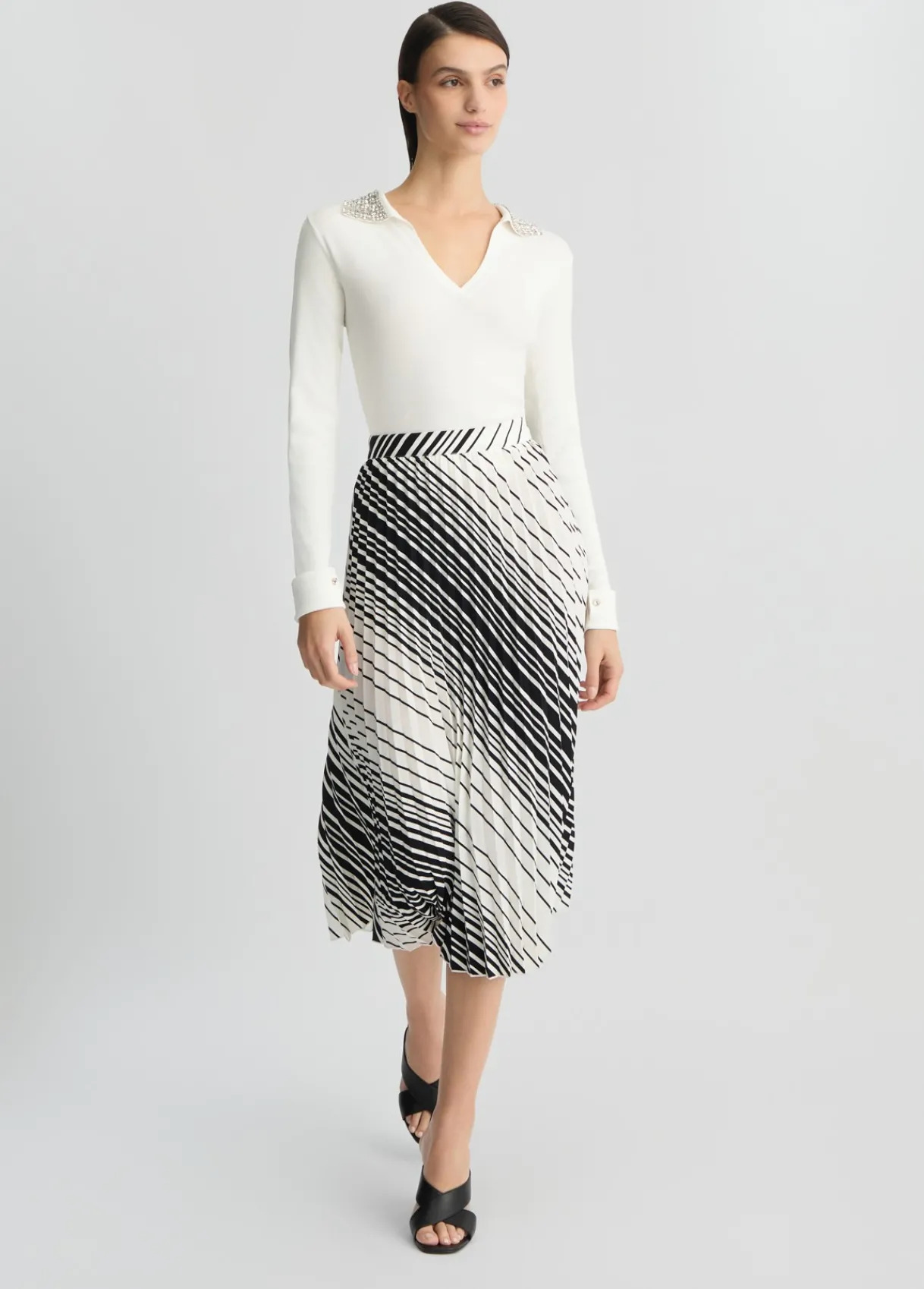 Liu Jo Polo avec broderies de bijoux|Femme Mailles