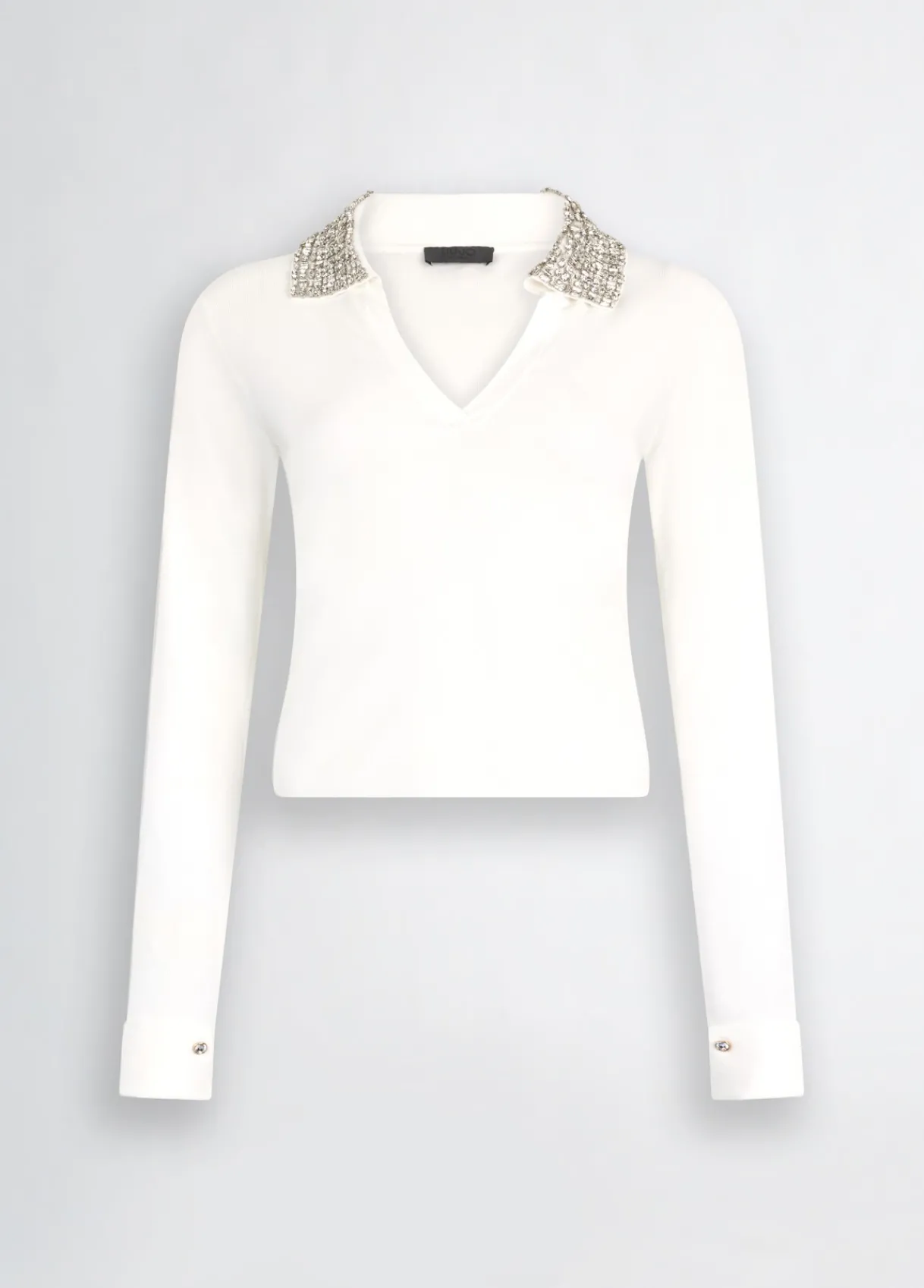 Liu Jo Polo avec broderies de bijoux|Femme Mailles