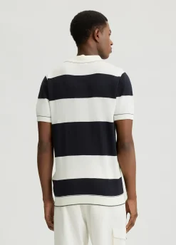 Liu Jo Polo en coton à rayures|Homme Pulls Et Sweaters