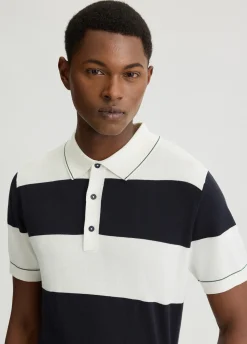 Liu Jo Polo en coton à rayures|Homme Pulls Et Sweaters