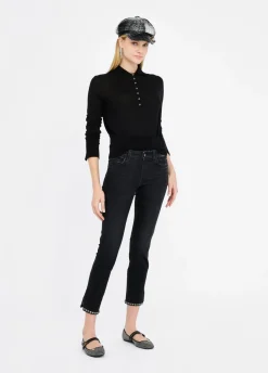 Liu Jo Polo en coton et cachemire|Femme Mailles