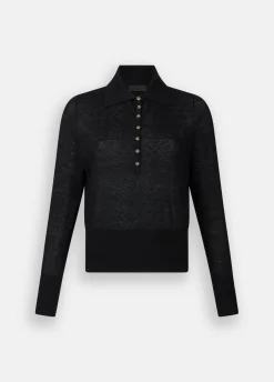 Liu Jo Polo en coton et cachemire|Femme Mailles