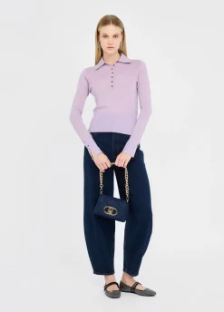 Liu Jo Polo en coton et cachemire|Femme Mailles