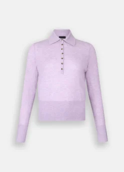 Liu Jo Polo en coton et cachemire|Femme Mailles