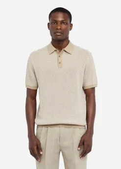 Liu Jo Polo en coton et soie|Homme Pulls Et Sweaters