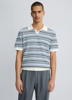 Liu Jo Polo en jacquard pour homme|Homme Pulls Et Sweaters|Polos Et T-Shirts