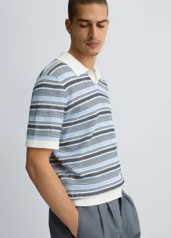 Liu Jo Polo en jacquard pour homme|Homme Pulls Et Sweaters|Polos Et T-Shirts
