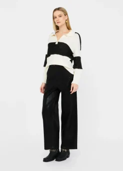 Liu Jo Polo en laine à rayures|Femme Mailles