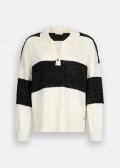 Liu Jo Polo en laine à rayures|Femme Mailles