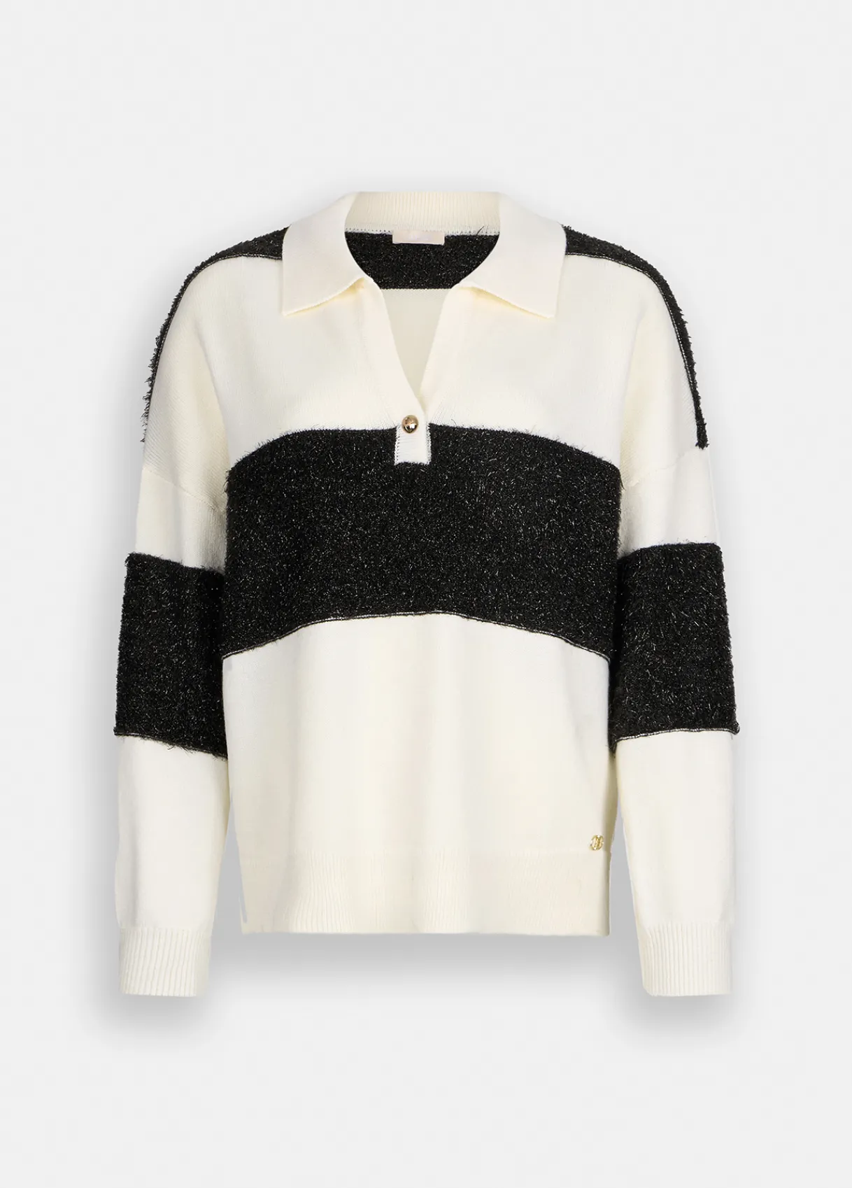 Liu Jo Polo en laine à rayures|Femme Mailles