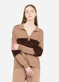 Liu Jo Polo en laine à rayures|Femme Mailles
