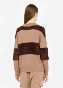 Liu Jo Polo en laine à rayures|Femme Mailles