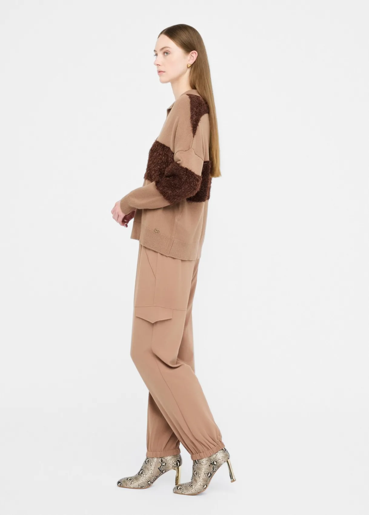 Liu Jo Polo en laine à rayures|Femme Mailles