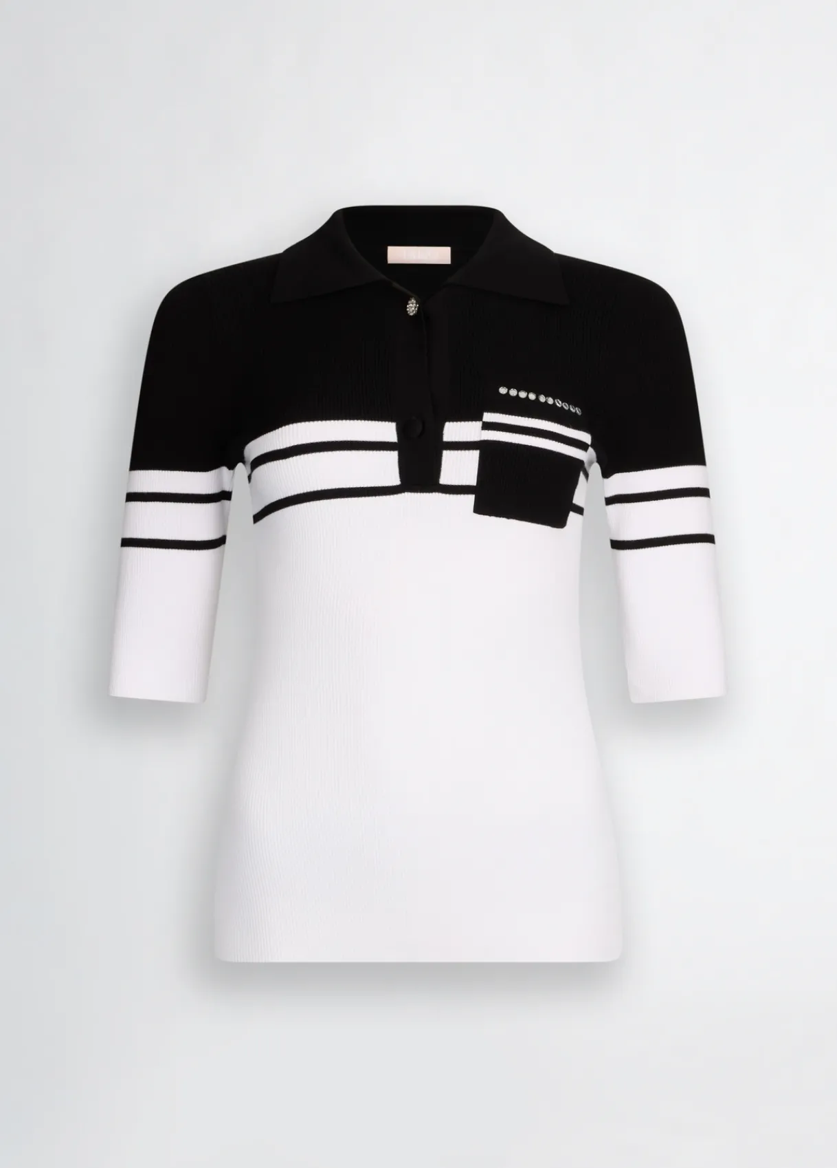 Liu Jo Polo en maille à rayures|Femme Mailles