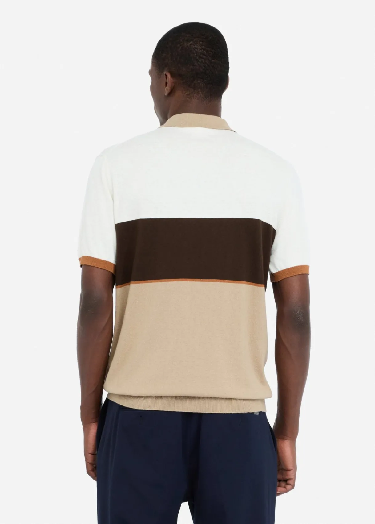 Liu Jo Polo en maille de coton et soie|Homme Pulls Et Sweaters