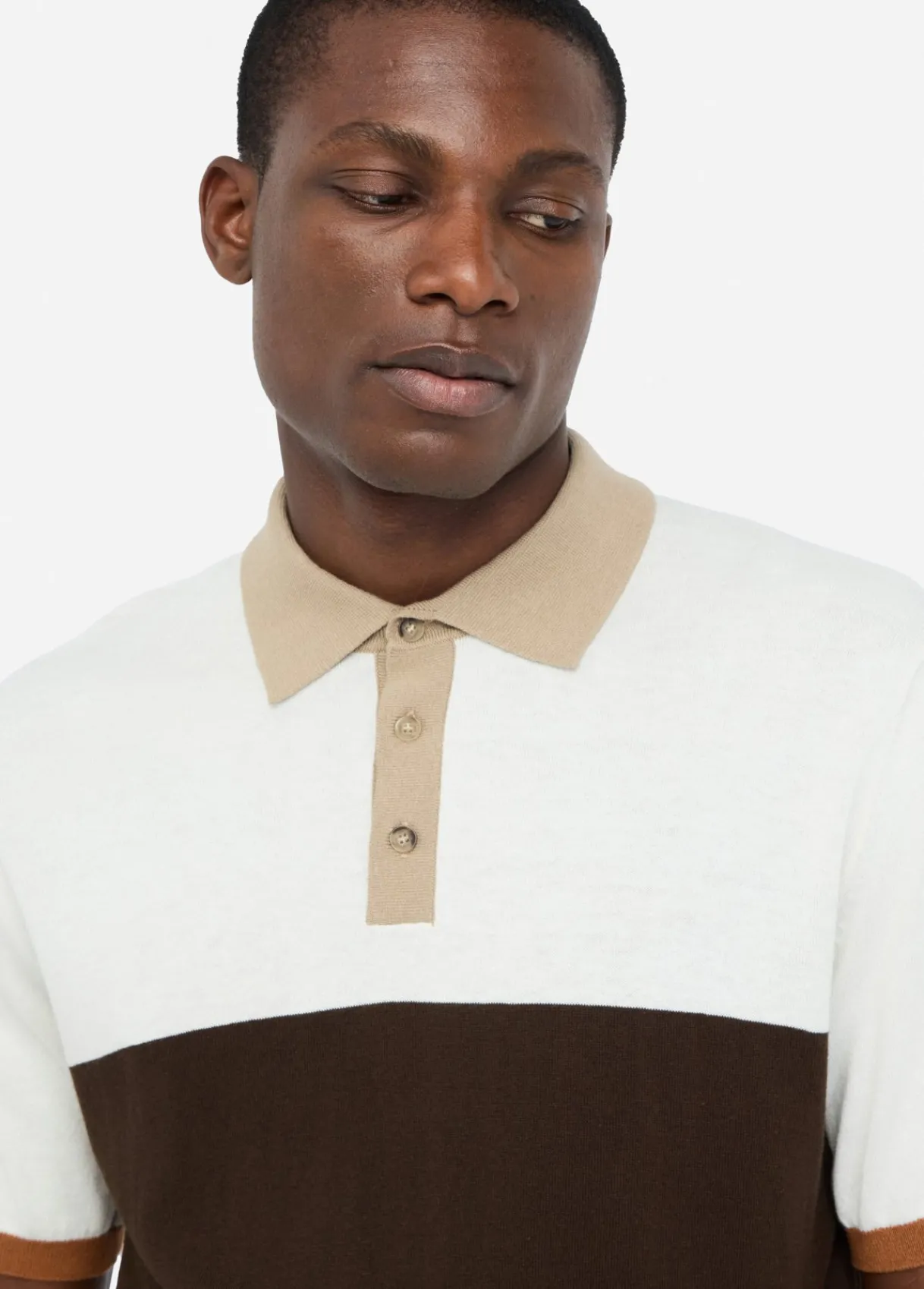 Liu Jo Polo en maille de coton et soie|Homme Pulls Et Sweaters