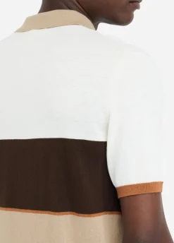 Liu Jo Polo en maille de coton et soie|Homme Pulls Et Sweaters