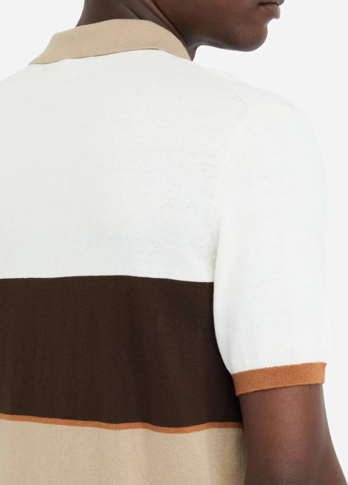 Liu Jo Polo en maille de coton et soie|Homme Pulls Et Sweaters