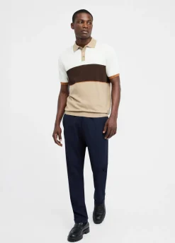 Liu Jo Polo en maille de coton et soie|Homme Pulls Et Sweaters