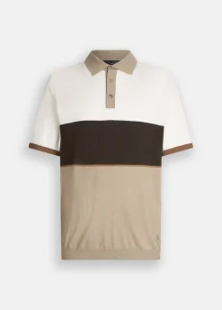 Liu Jo Polo en maille de coton et soie|Homme Pulls Et Sweaters