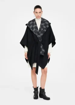 Liu Jo Poncho à capuche|Femme Manteaux