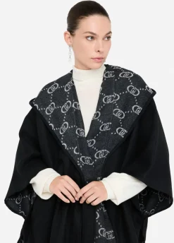 Liu Jo Poncho à capuche|Femme Manteaux