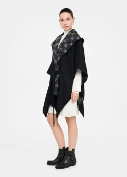 Liu Jo Poncho à capuche|Femme Manteaux