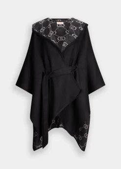 Liu Jo Poncho à capuche|Femme Manteaux