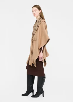 Liu Jo Poncho à capuche|Femme Manteaux