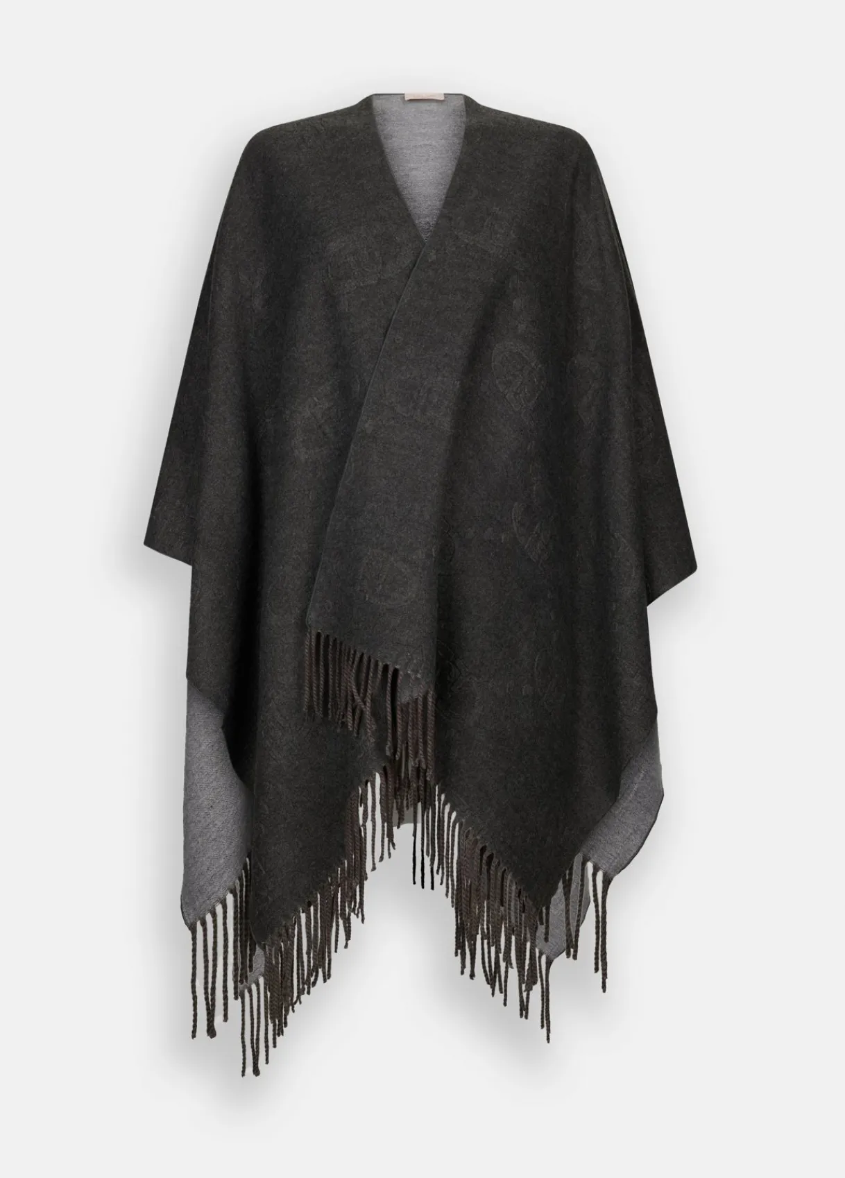 Liu Jo Poncho à logo et franges|Femme Manteaux