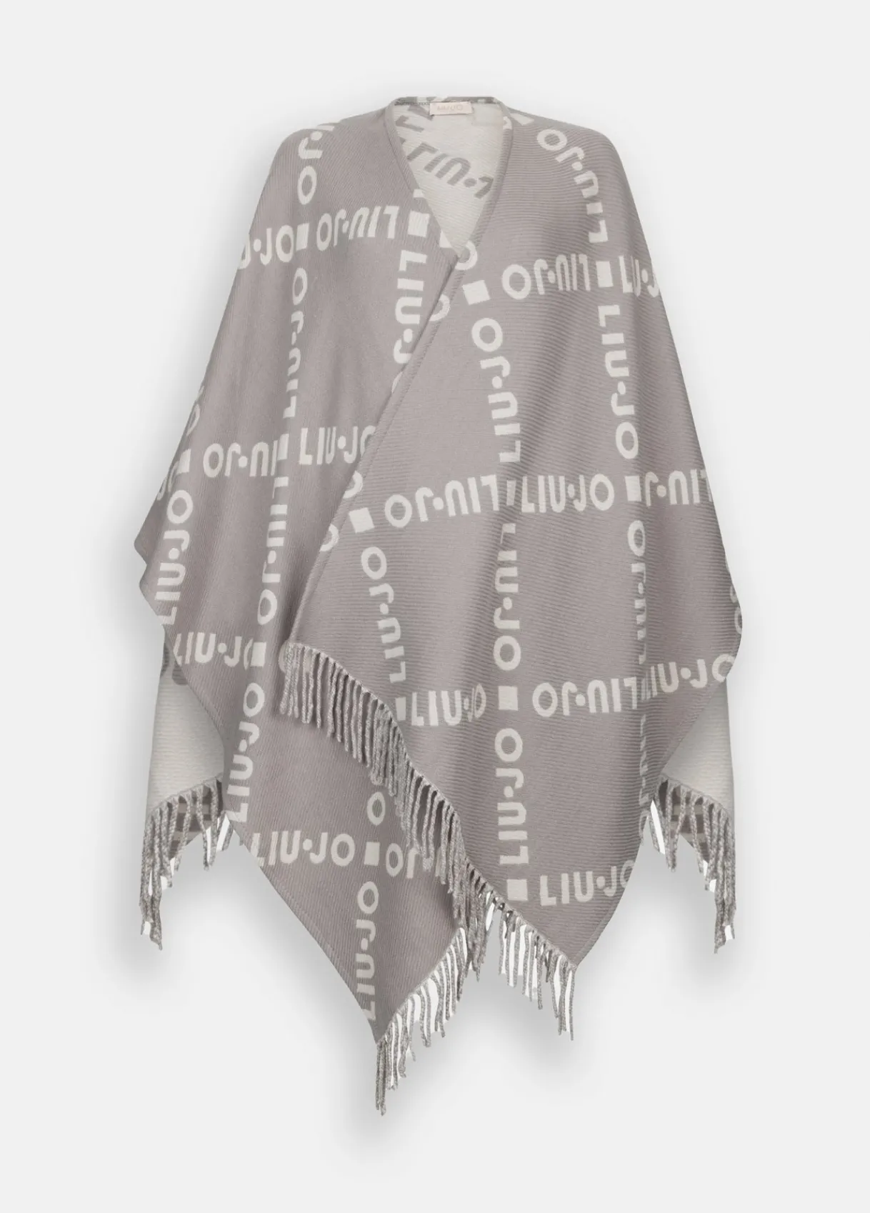 Liu Jo Poncho à logo et franges|Femme Manteaux