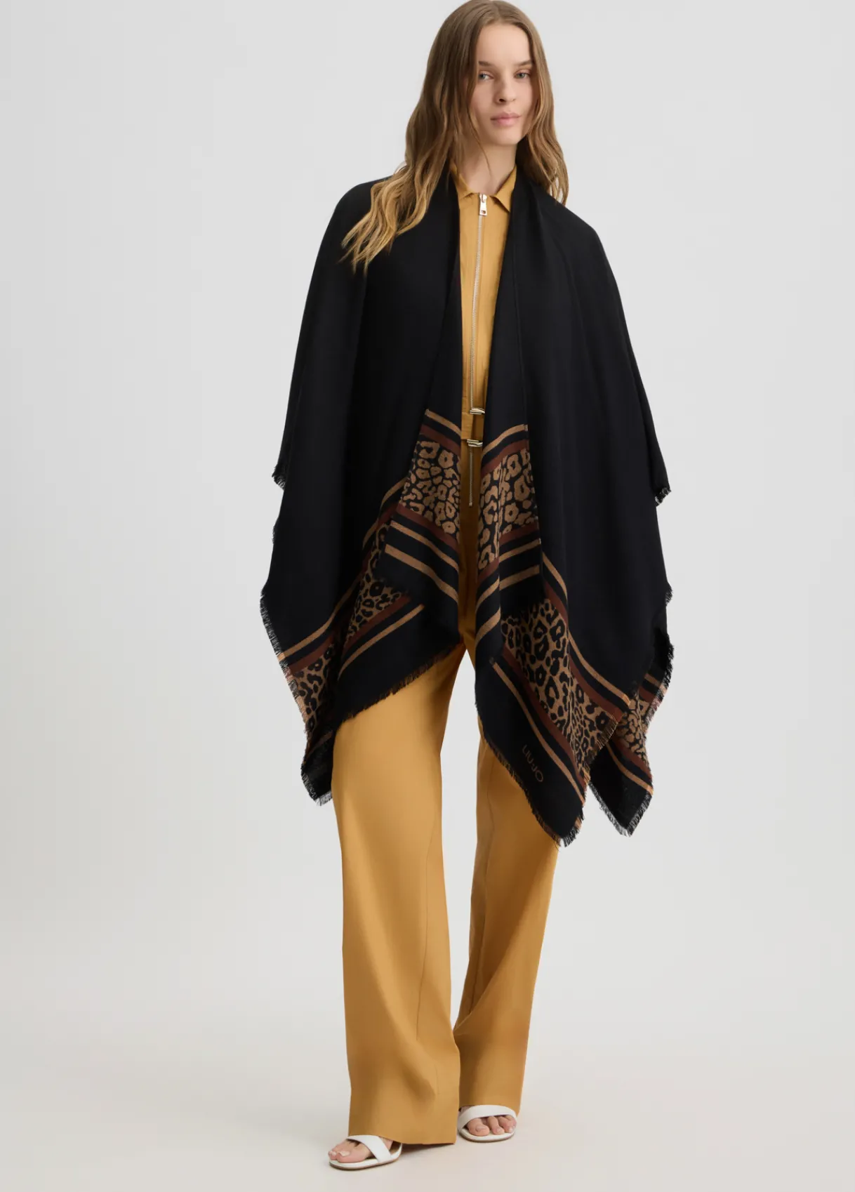 Liu Jo Poncho animalier|Femme Manteaux