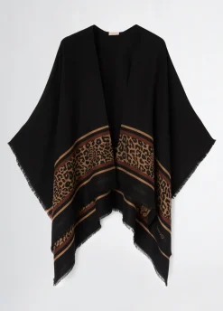 Liu Jo Poncho animalier|Femme Manteaux