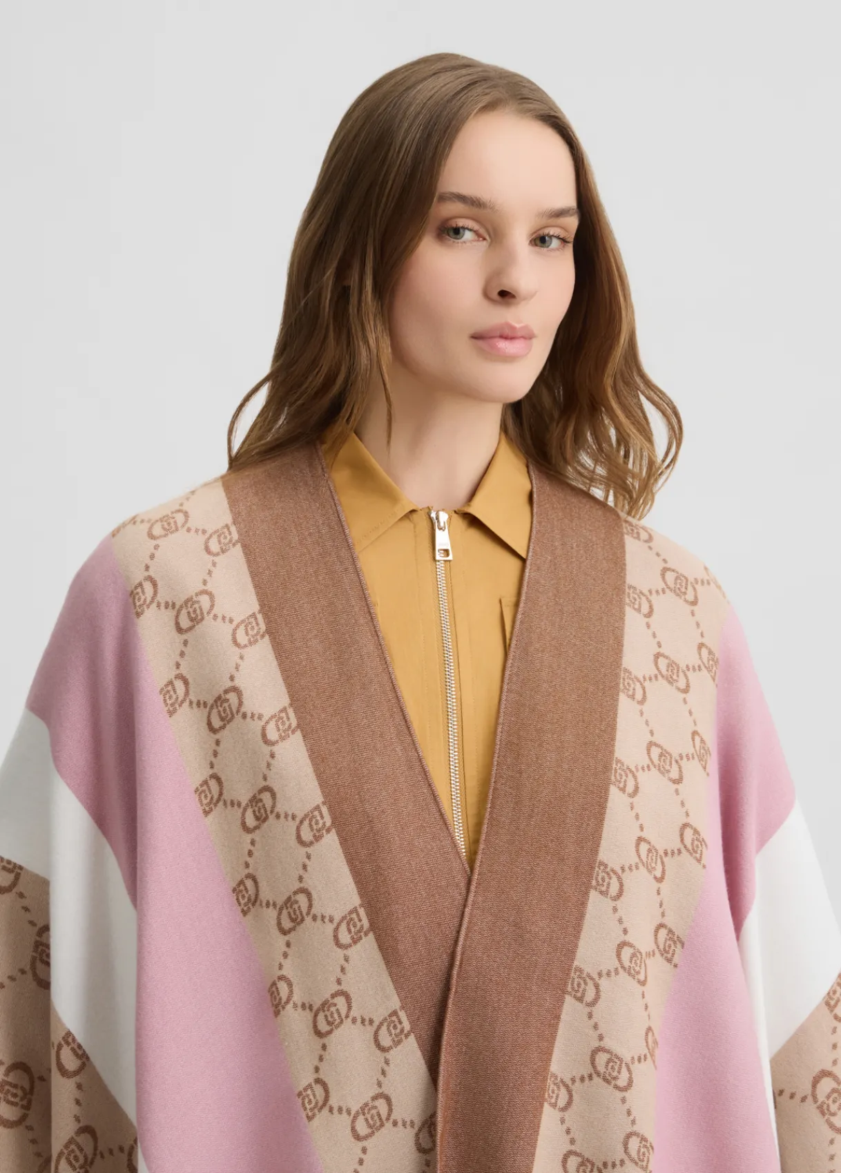 Liu Jo Poncho avec logo monogramme|Femme Manteaux